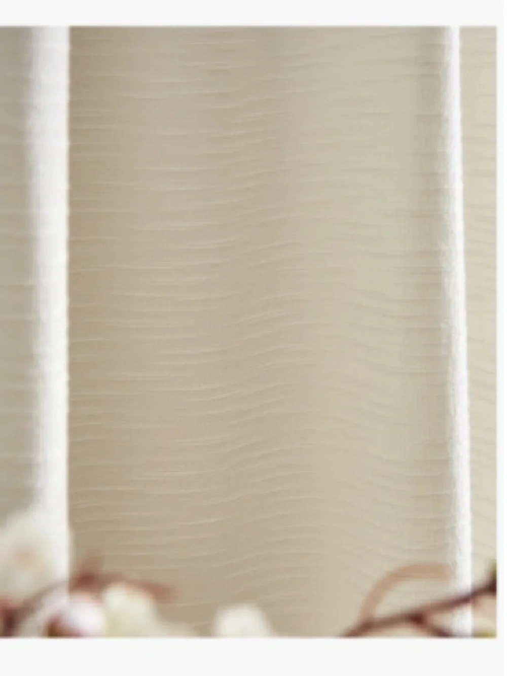 DKNY Pure Martinique Set of 2 Curtain Panels, Off White, 50”x84”, NEW WITH TAGS